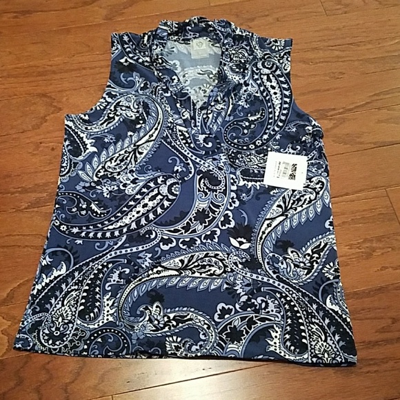 Anne Klein Tops - Anne Klein Short Sleeve Top